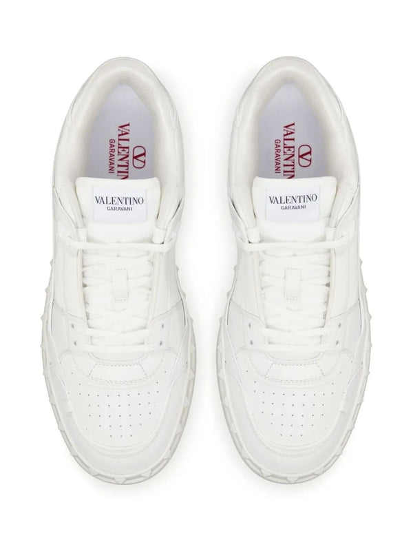 Valentino White Low Top Sneakers