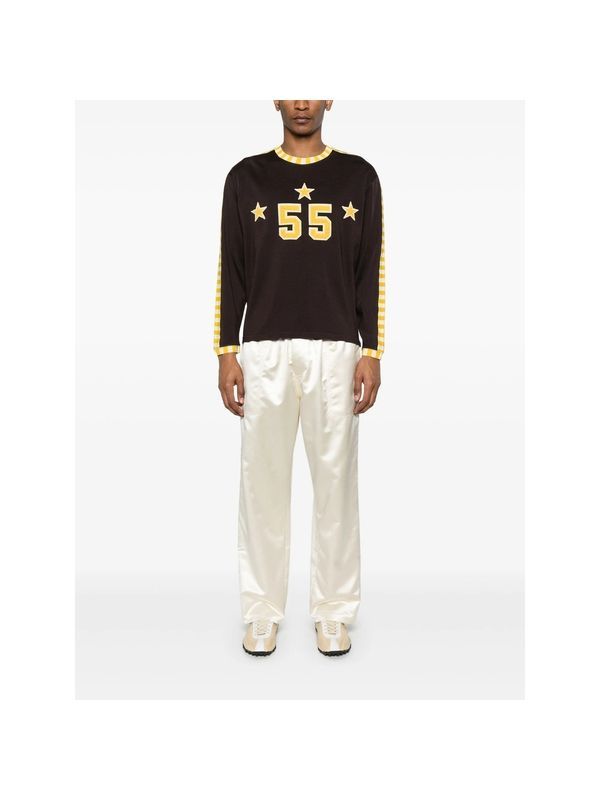 Medalist Appliqué Long-Sleeve Top