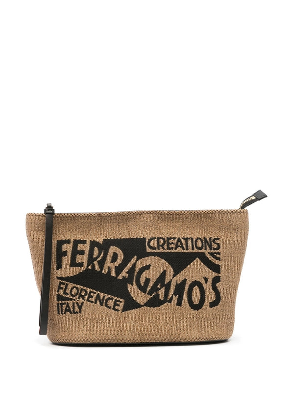 Logo Detail Pouch