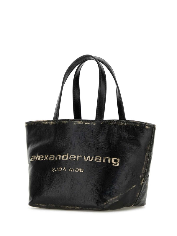 Logo Printing Leather Tote Bag