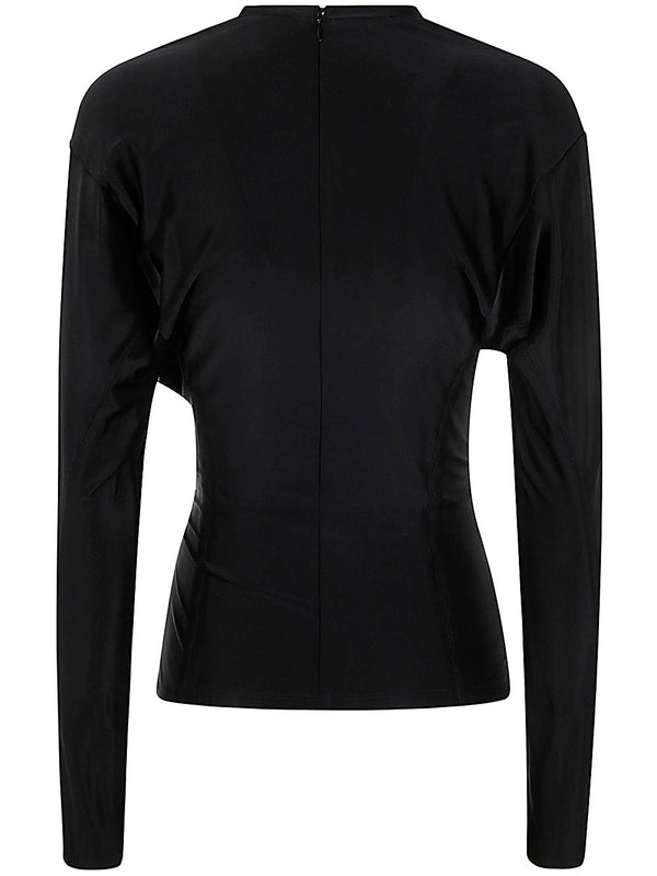 Drape Viscose Long Sleeve Top