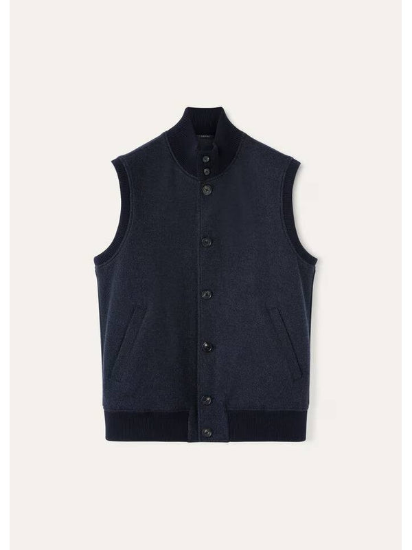 Cashmere Bomber Vest