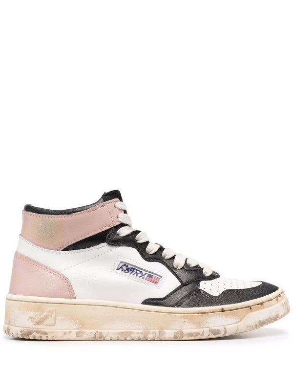 Medalist Leather Hightop Sneakers