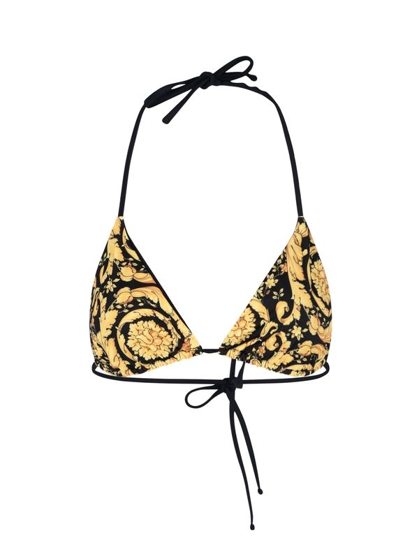 Baroque Printing Halterneck Bikini Top