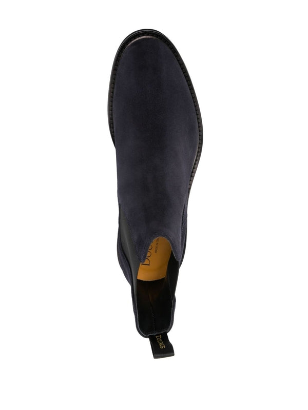 Doucal'S Navy Chelsea Boots