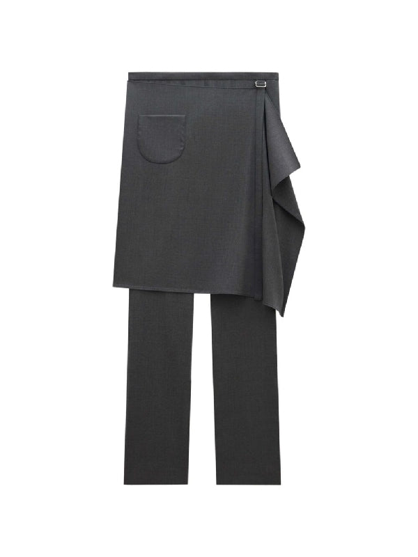 Overskirt Layered Pants