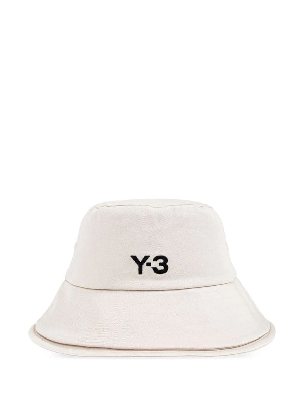 Logo Embroidered Cotton Bucket Hat