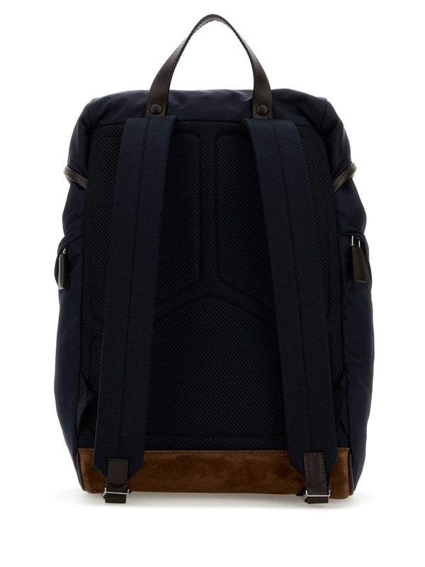 Triangle Logo Nylon Backpack