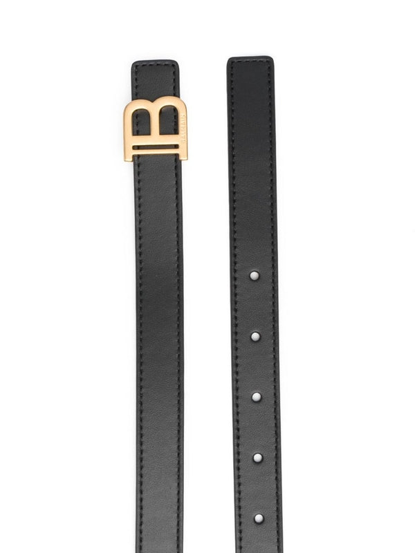 B Logo Calfskin Belt