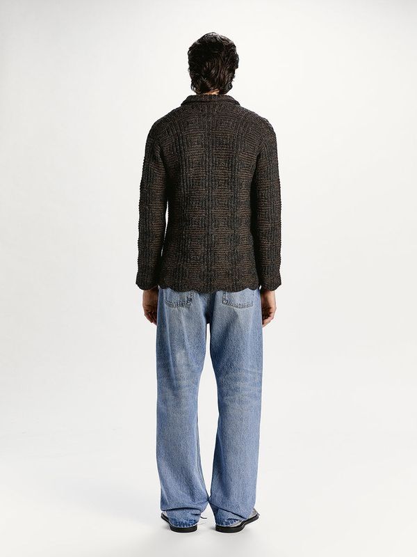 Monghidoro Collar Wool Cardigan