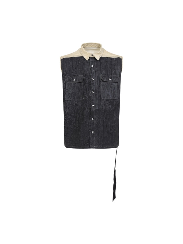 Tommy Strap Panel Denim Vest