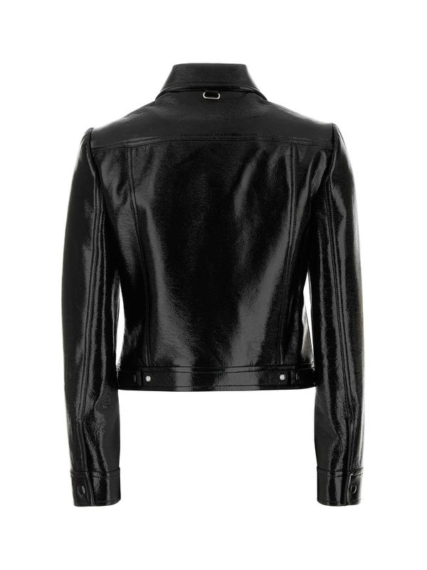 AC Logo Detail Trucker Jacket