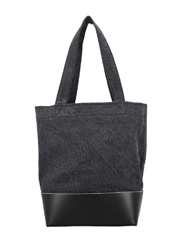 Axel Logo Denim Small Tote Bag