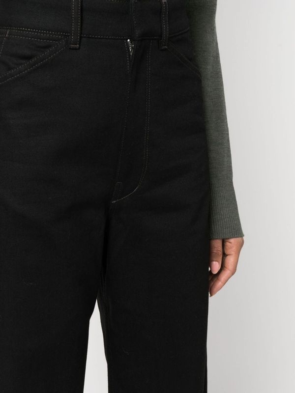 Black Cotton Pants