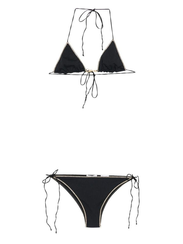 Oseree Black Beachwear