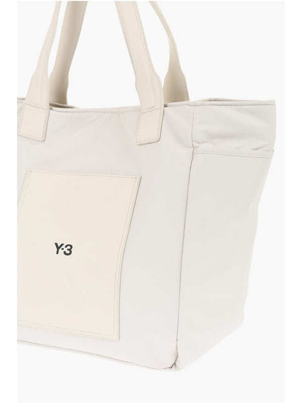 Y3 White Tote Bag