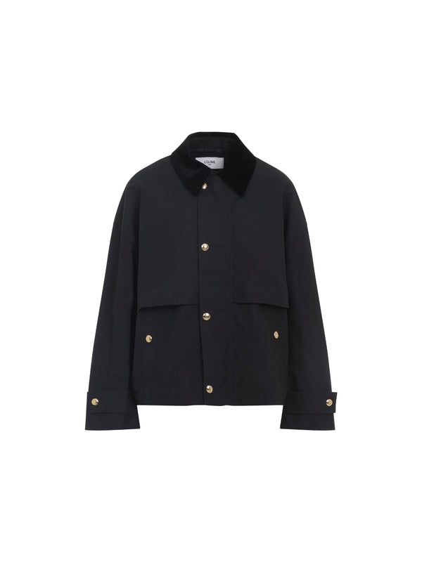 Celine Black Cotton Jacket