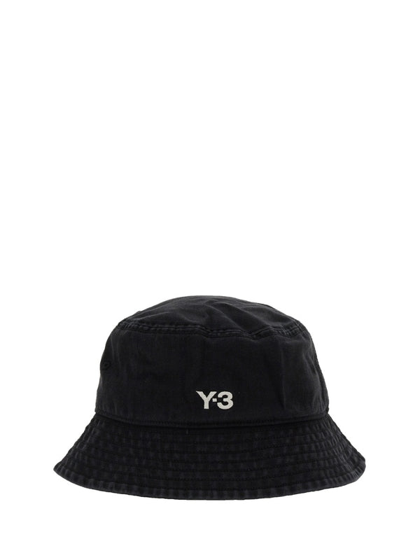 Y-3 Black Bucket Hats
