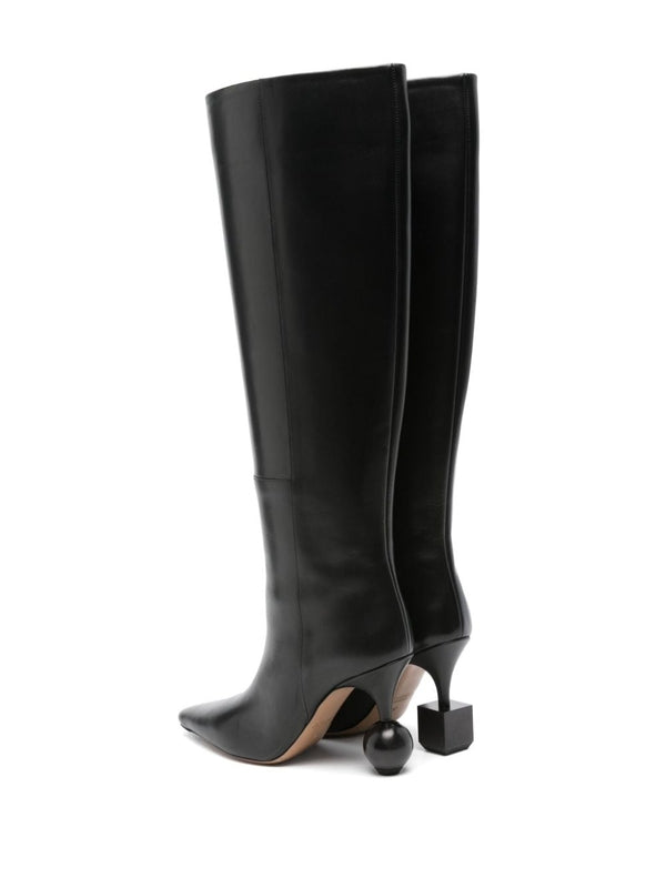 Bisou Leather High Boots