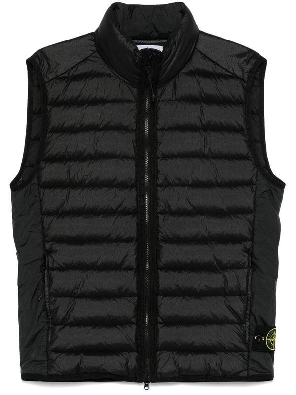Wappen Patch High-neck Puffer Vest