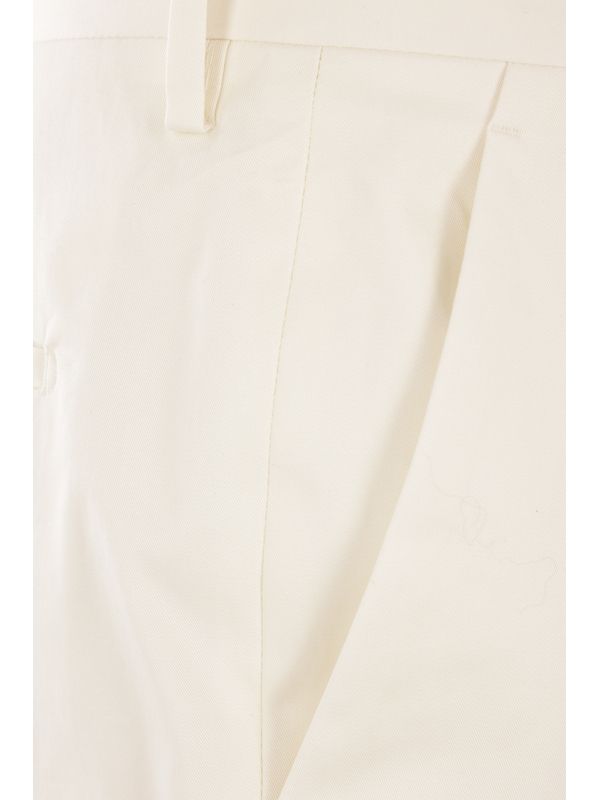 Straight Cotton Pants