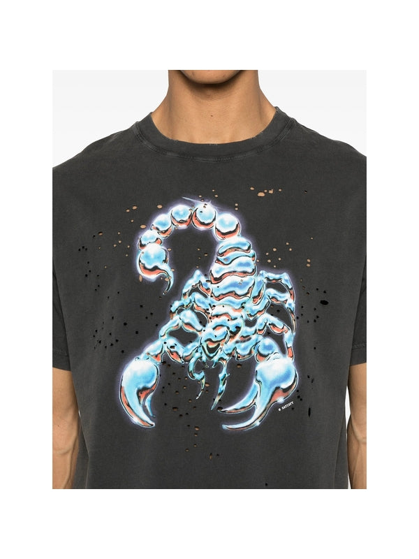 Graphic Print Cotton Short Sleeve T-shirt