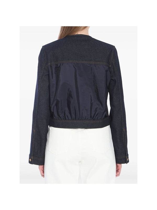 Tencin Logo Patch Denim Jacket