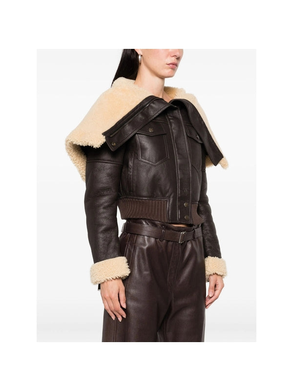Alexander Mcqueen Brown Fur & Shearling