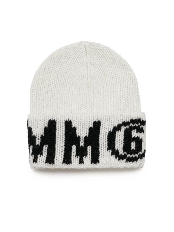 Number Logo Embroidered Beanie