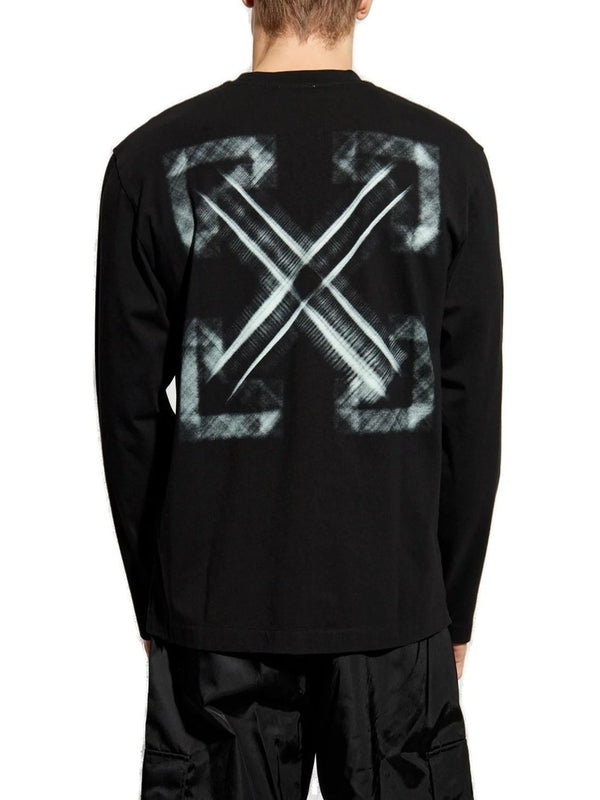 Arrow Logo Printing Long Sleeve Top