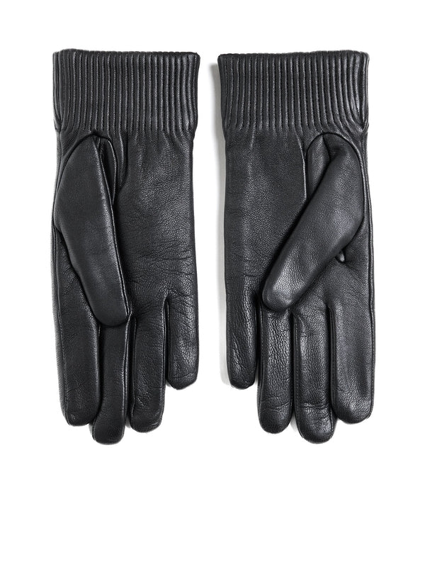 Logo Button Lambskin Leather
  Gloves