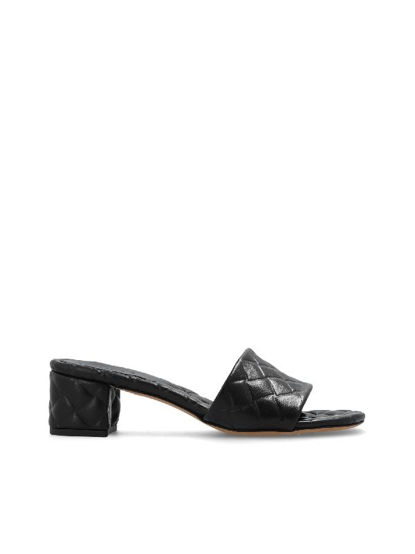 Amy Intrecciato Leather Sandal
  Heel