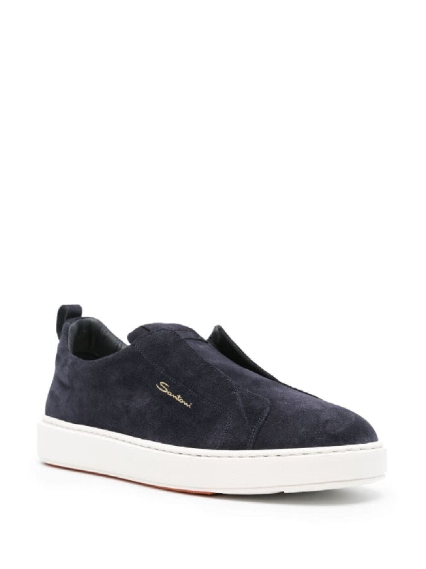 Suede Slip-On Sneakers