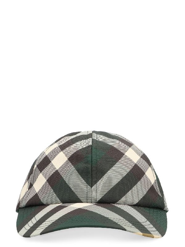 Allover Check Cap