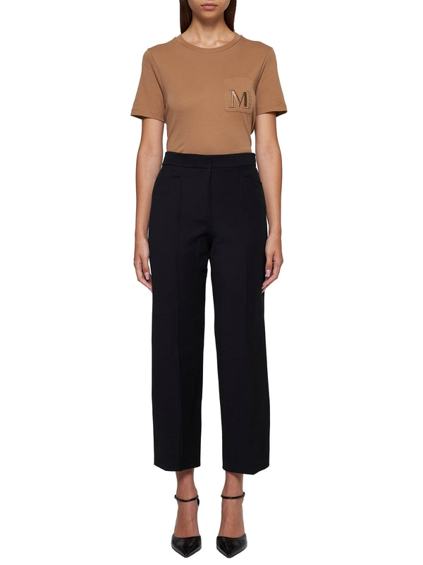 Zemira Cotton Blend Cropped
  Pants