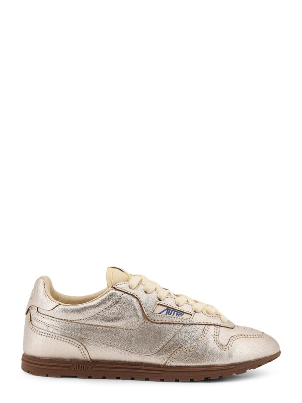Autry Gold Low Top Sneakers