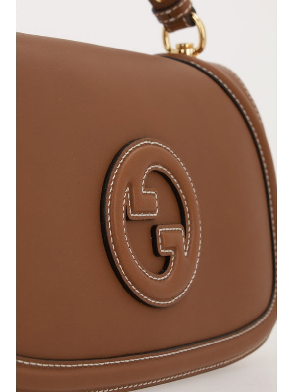Blondie GG Logo Leather Tote Bag