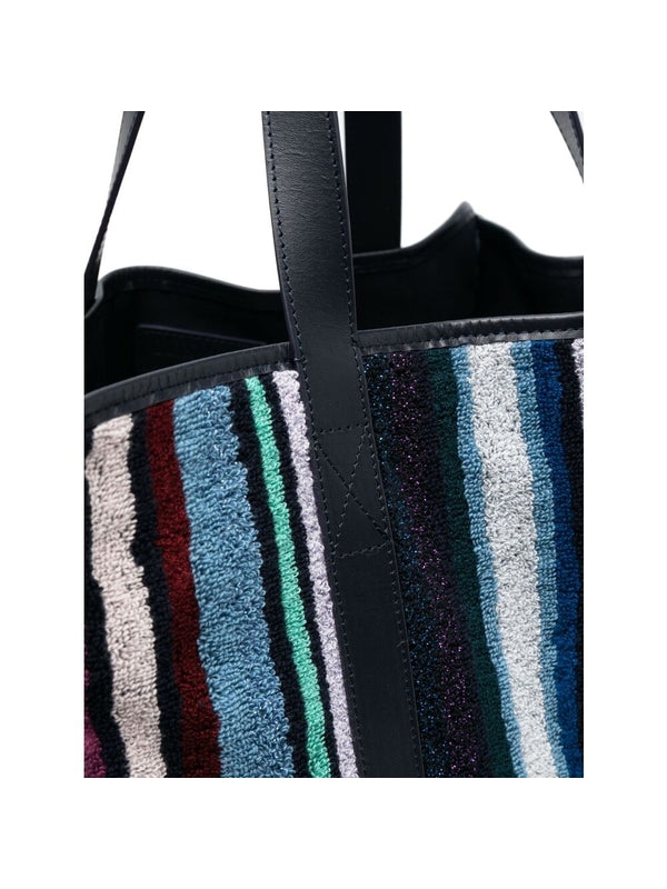 Stripe Cotton Tote Bag