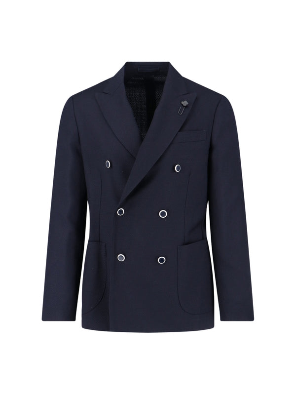 Lardini Navy Tailored Jackets