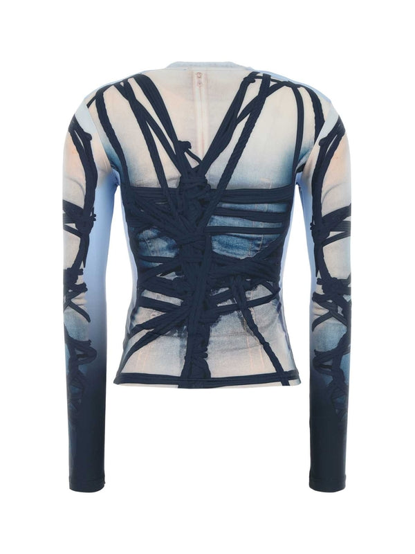 Graphic Printing Long Sleeve Top