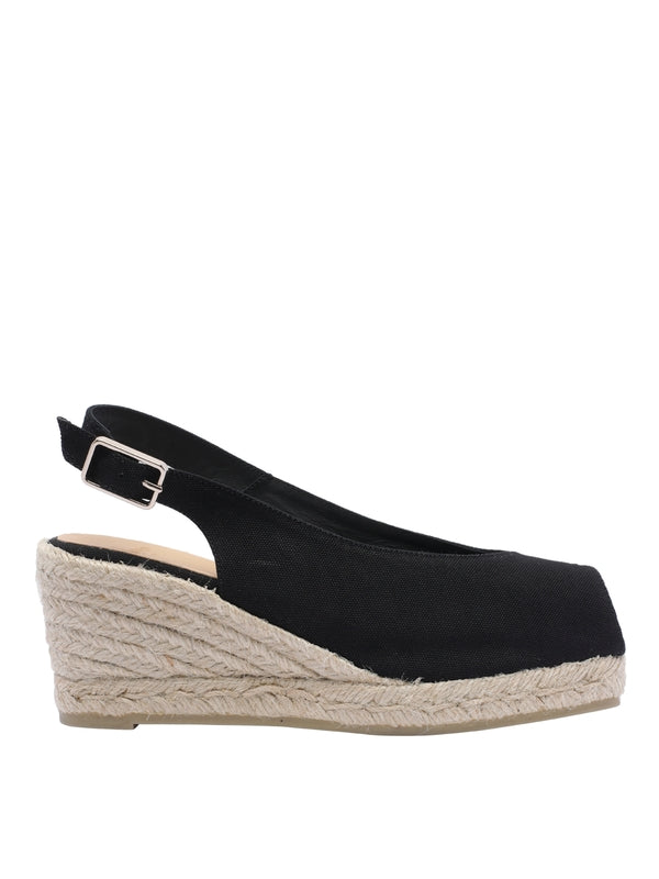 Castañer Black Espadrille Sandals