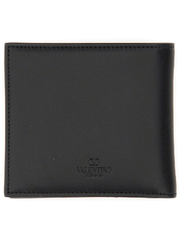 Vltm Leather Bifold Wallet