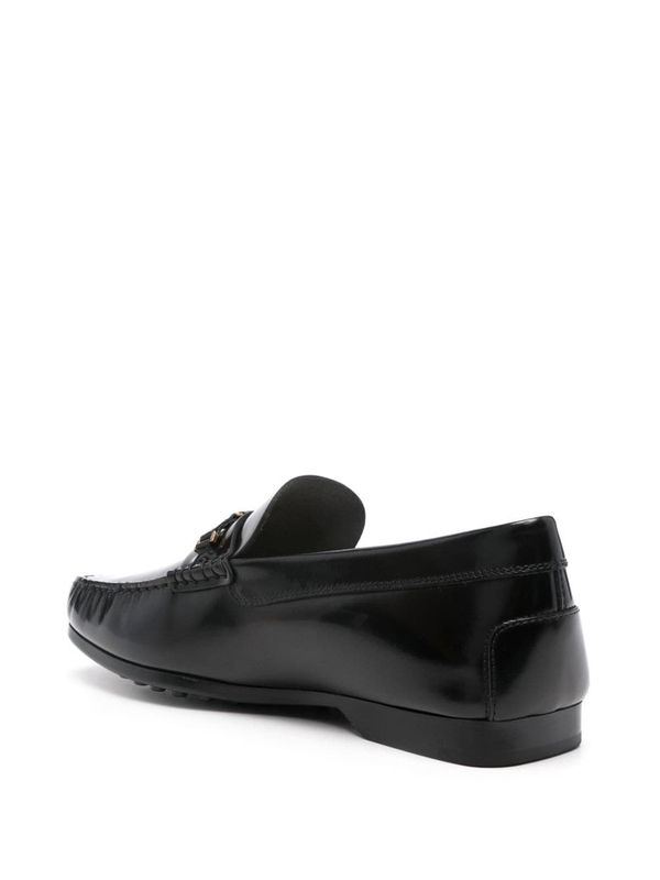 TOD'S - Chain Detail Leather Loafers - Jente