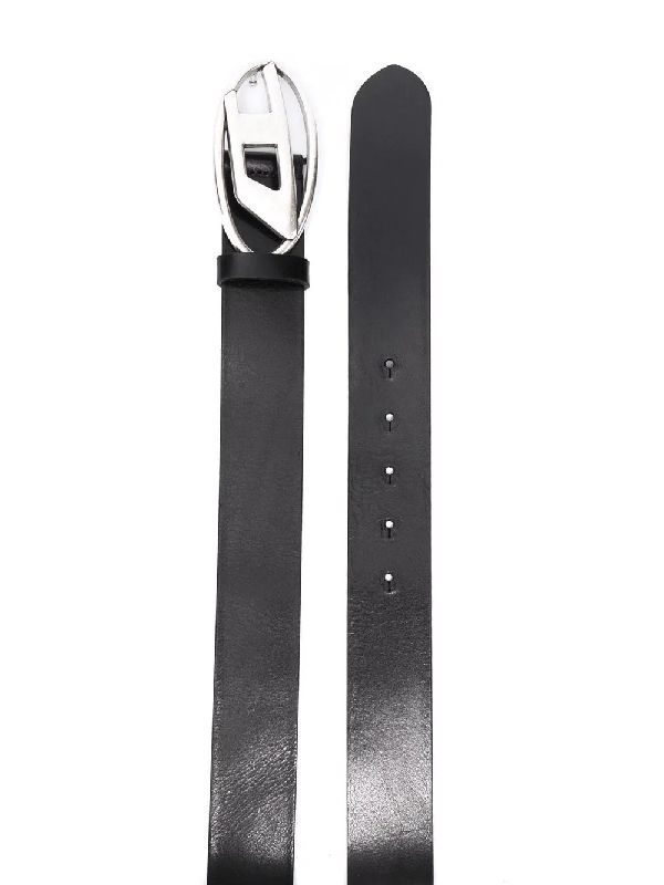 B 1dr Logo Buckle Leather Belt - jentestore_global