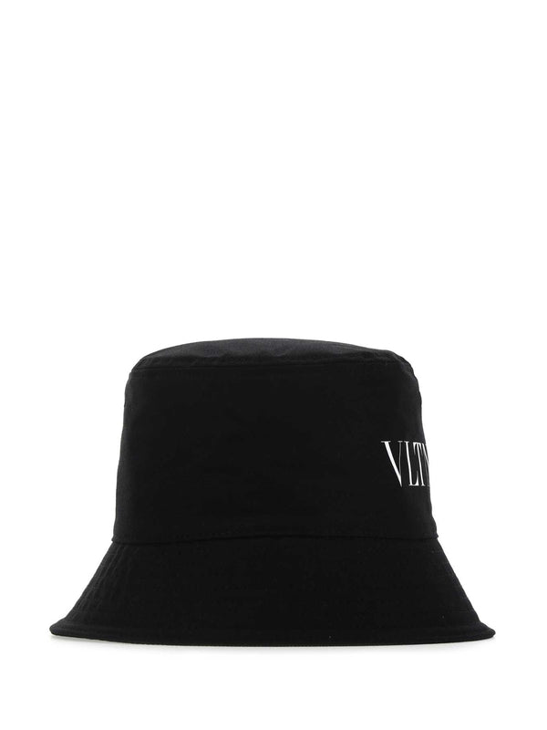 Valentino Black Bucket Hats
