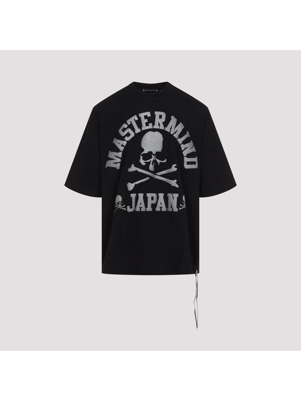 Skull Printing Strap Short Sleeve T-shirt