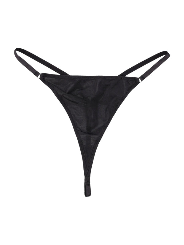 String Oval D thong Bra & Panties