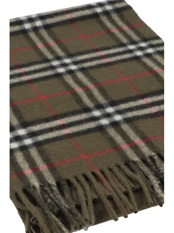 Check Pattern Cashmere Muffler