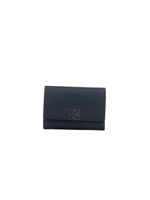 Anagram Logo Flap Calfskin
  Card Wallet