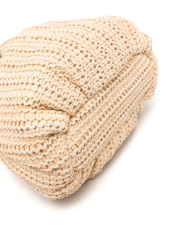 Bombon Raffia Tote Bag